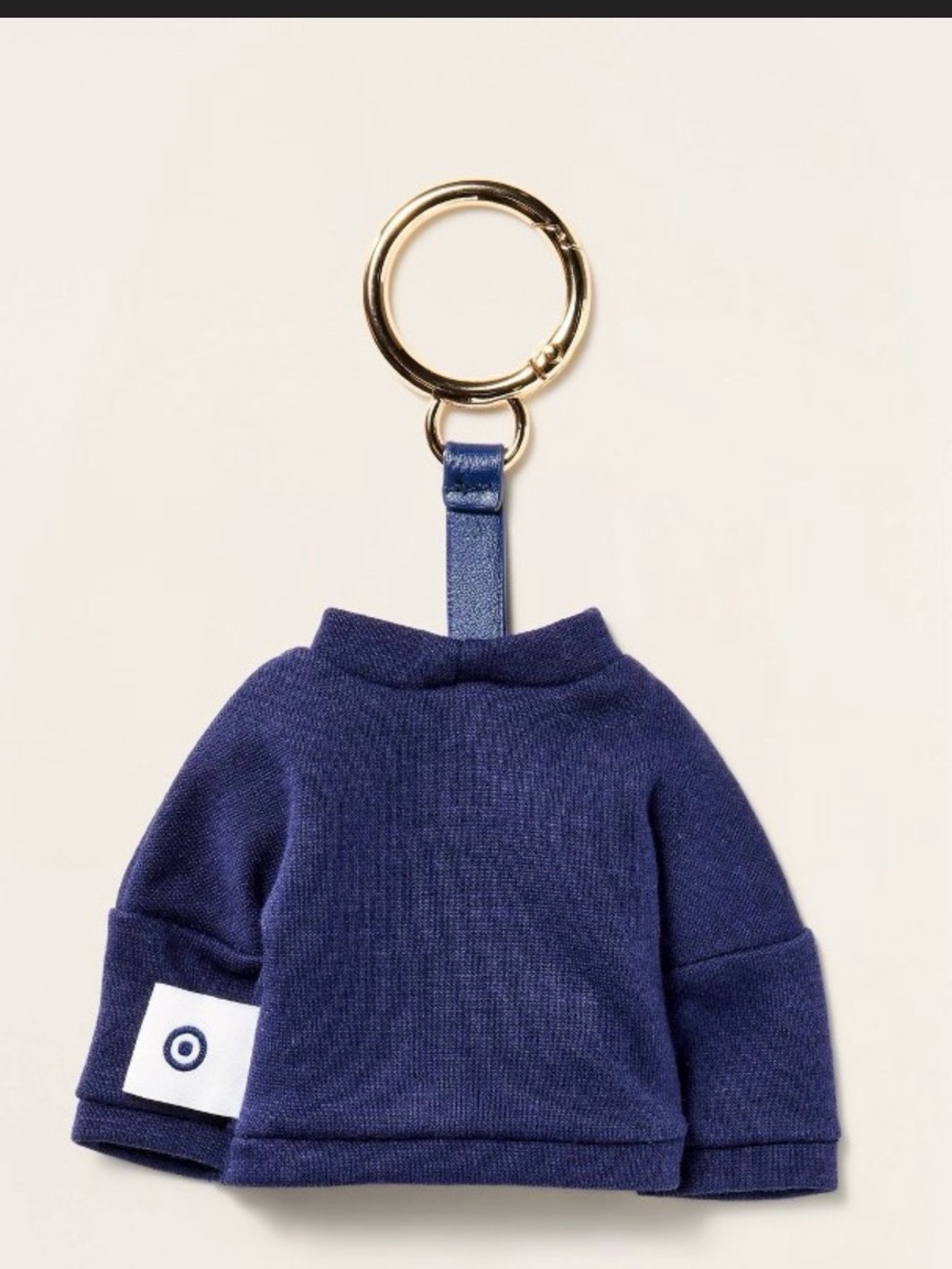 Parke Navy  target colab Sweatshirt Keychain - Cute Mini Accessory NEW!!